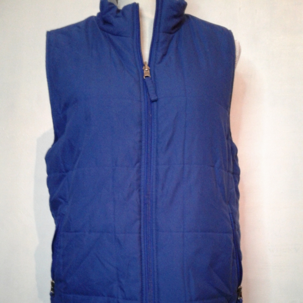 Ariat blue and grey reversible vest